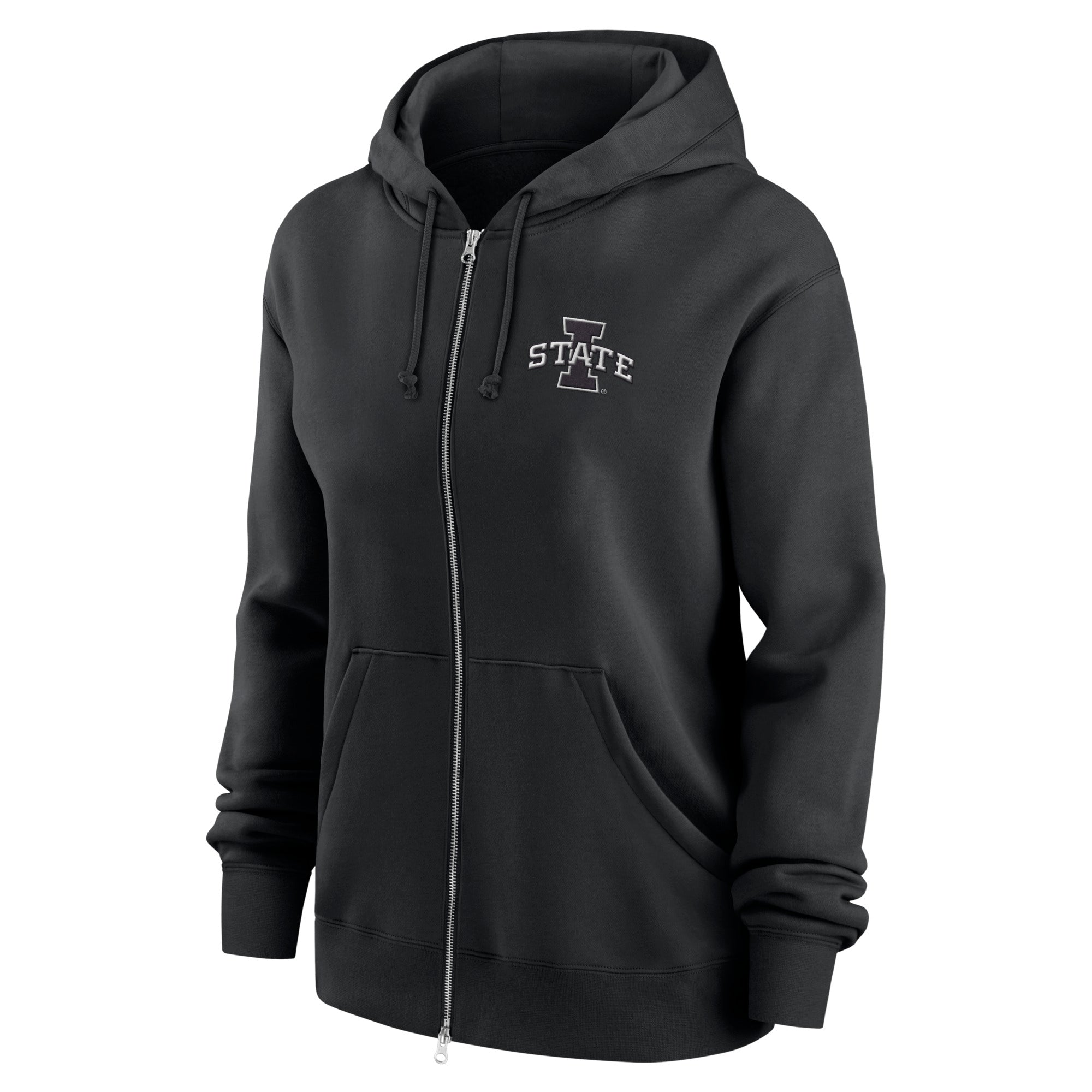 Iowa State Women's Nike Black I-State Phoenix Fleece Track Jacket