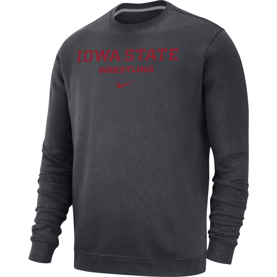 Iowa State Cyclones Nike Wrestling Crewneck Sweatshirt