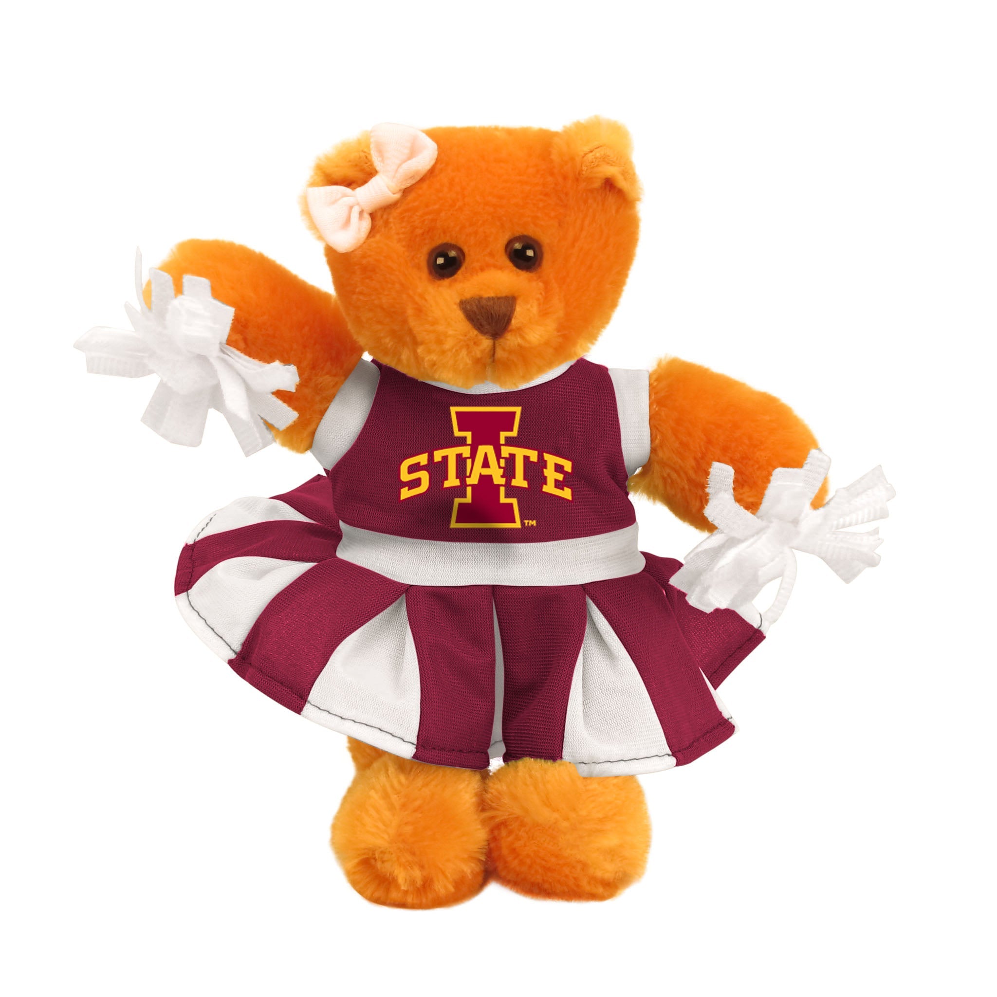 Iowa State Plush Cheer Bear 8"