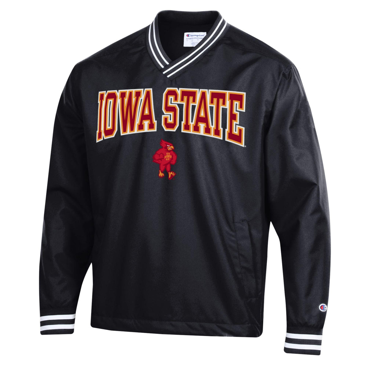 Iowa State Champion V-Neck Pullover Coach's Jacket