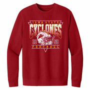 Iowa State Cyclones Football Triangle Helmet Crewneck