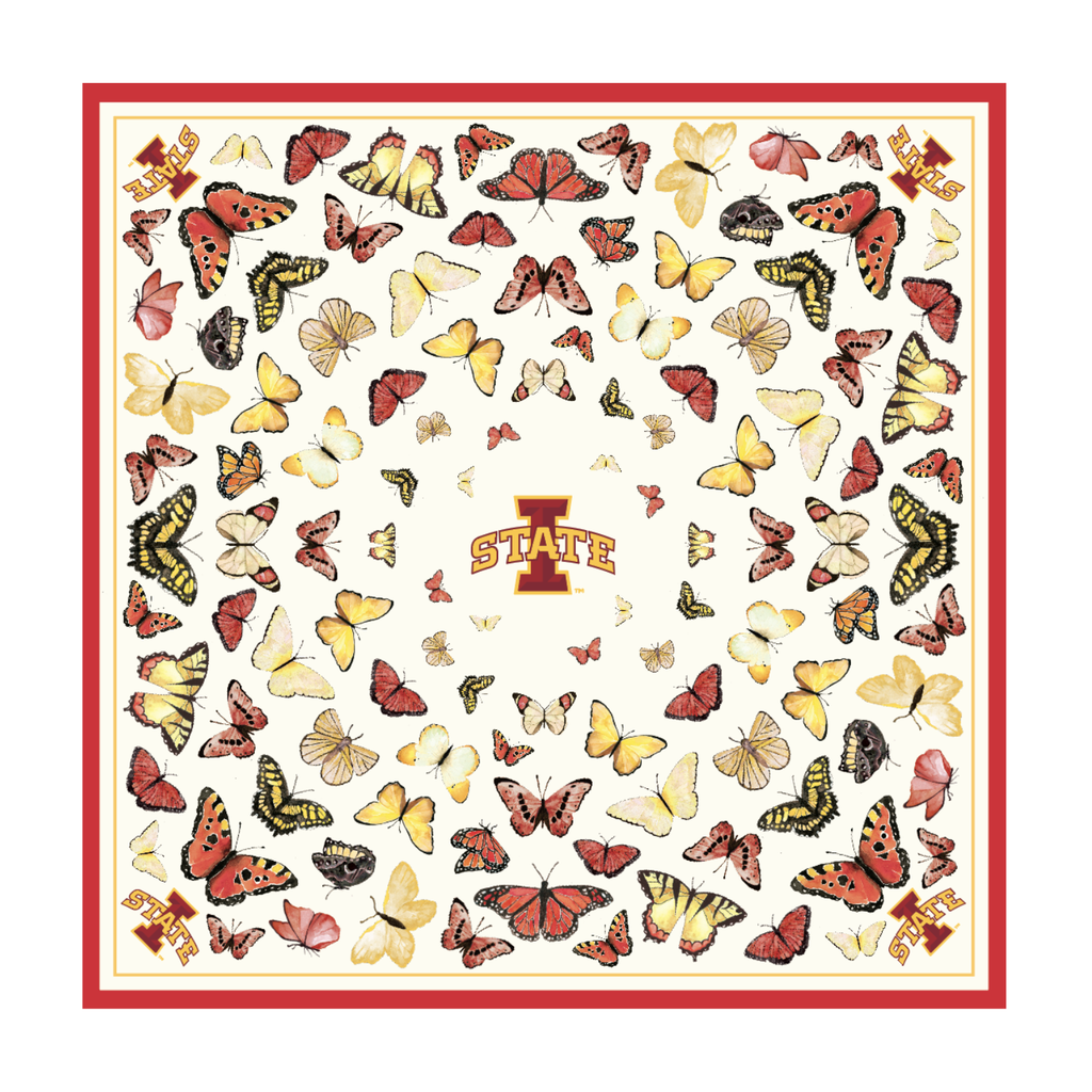Iowa State Cyclones Square Silk Scarf