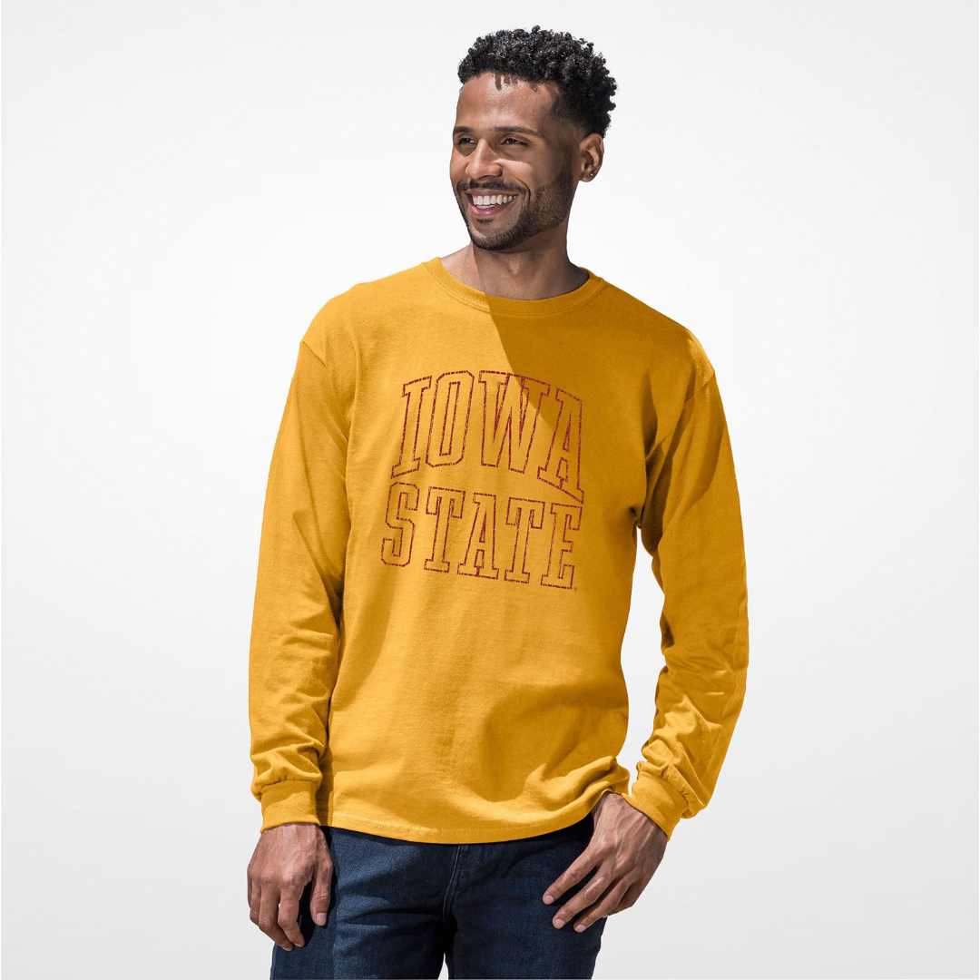 Iowa State Cyclones Basic Men's Long Sleeve T-Shirt