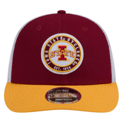 Iowa State Red/Gold/White Hat Circle Logo Snapback