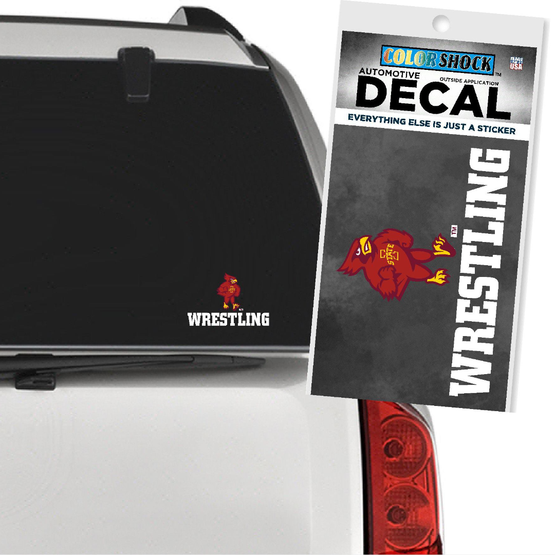 Iowa State Cyclones Wrestling Decal