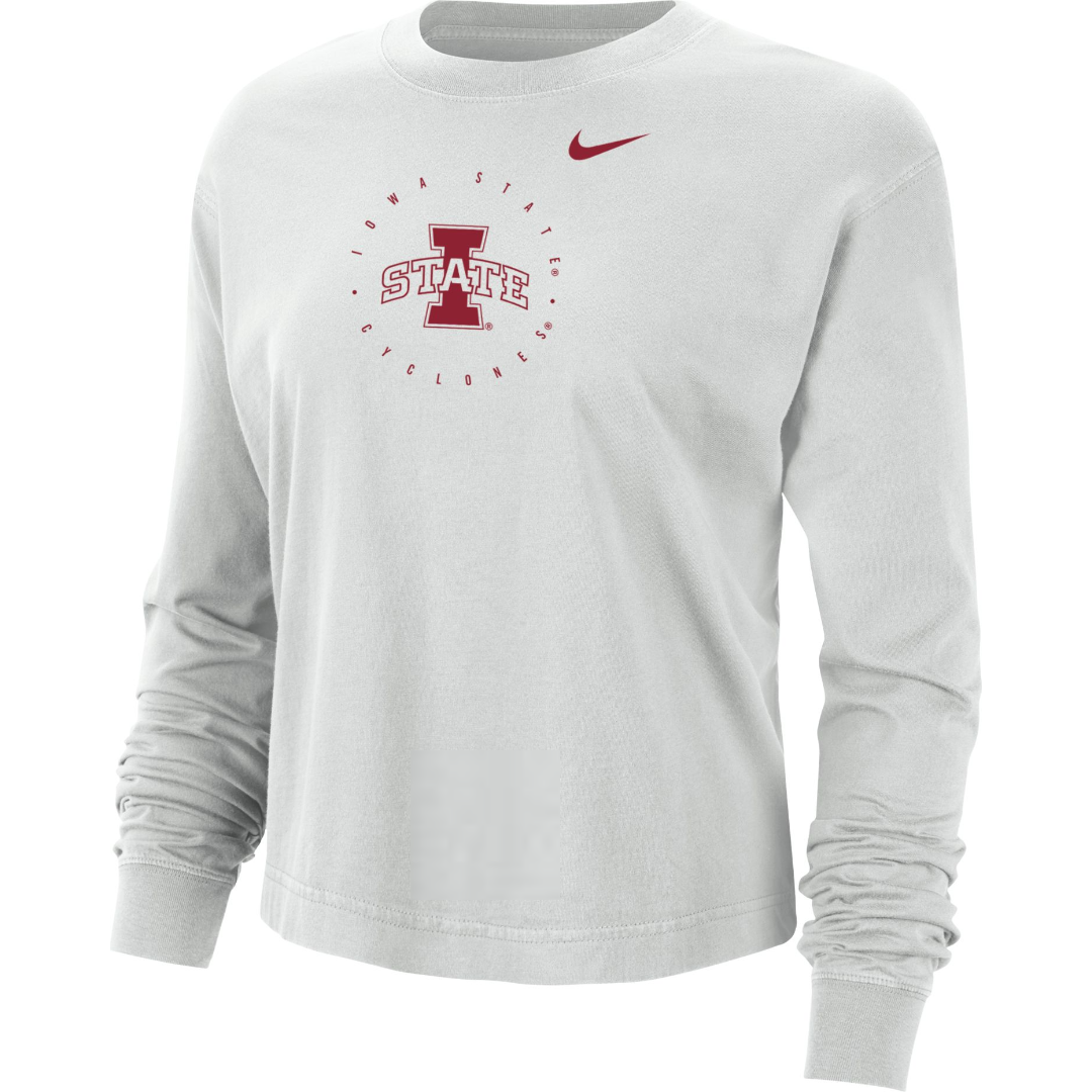 Iowa State Cyclones Nike Women's Grey Long Sleeve T-Shirt