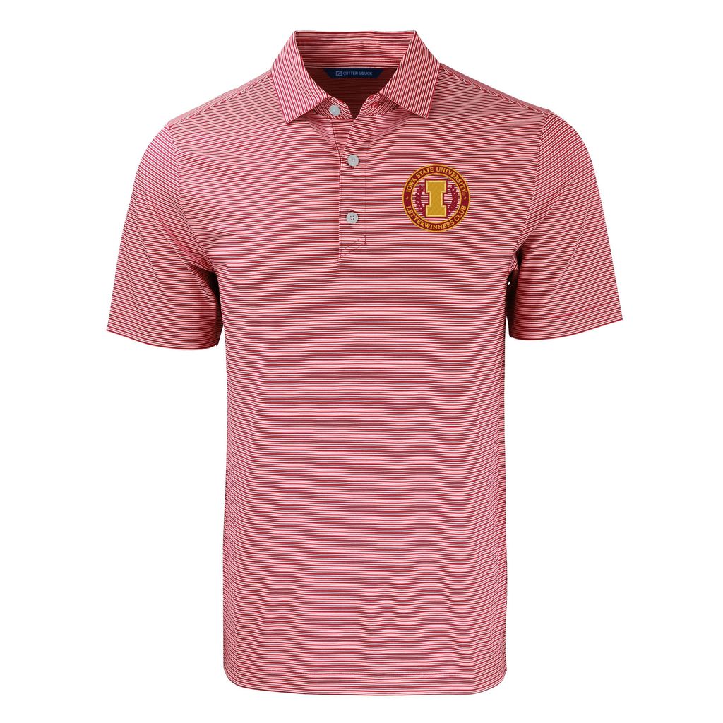 Iowa State Cyclones Letterwinner's Club Forge Double Stripe Polo