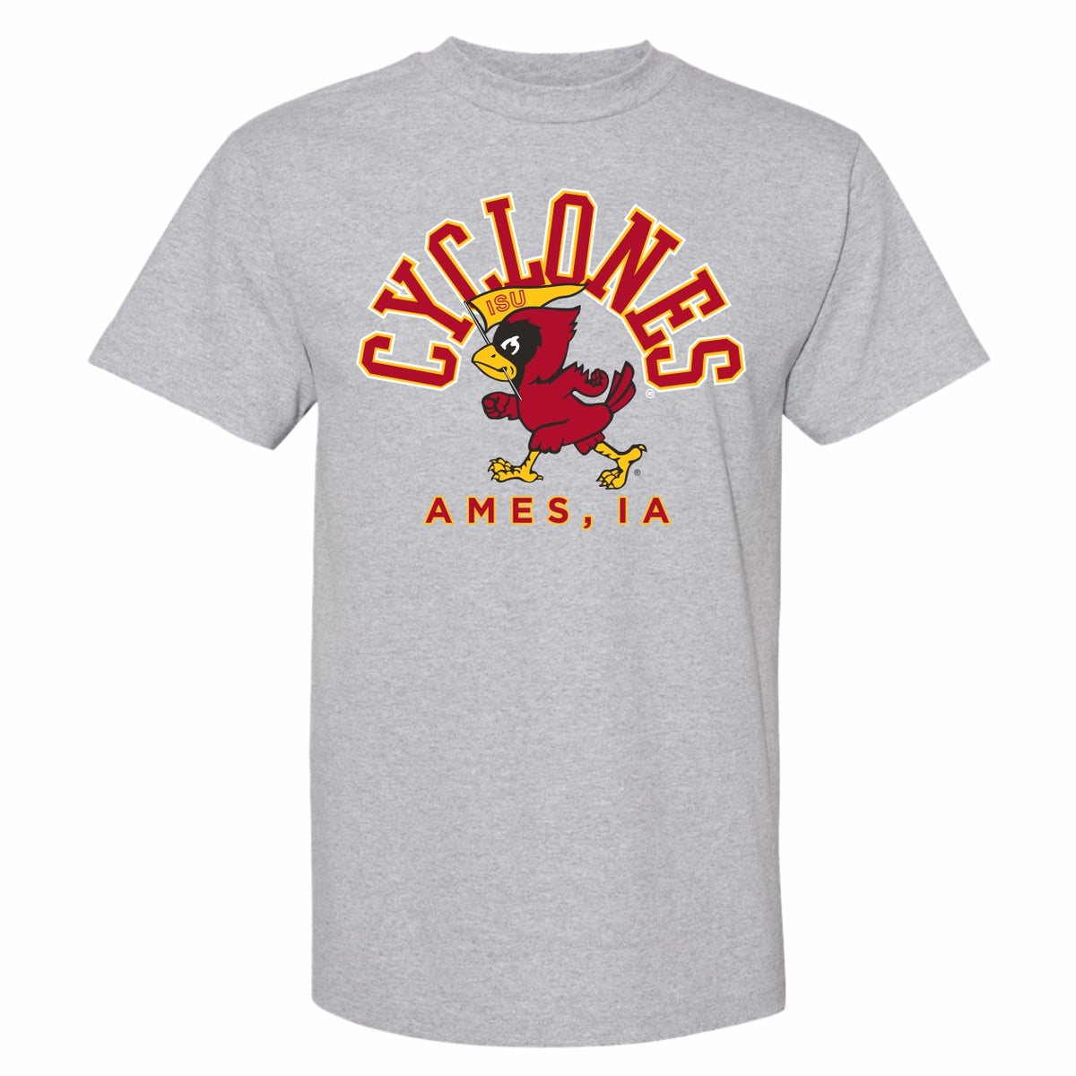 Iowa State Cyclones Sport Drop Ames Cy Short Sleeve Tee