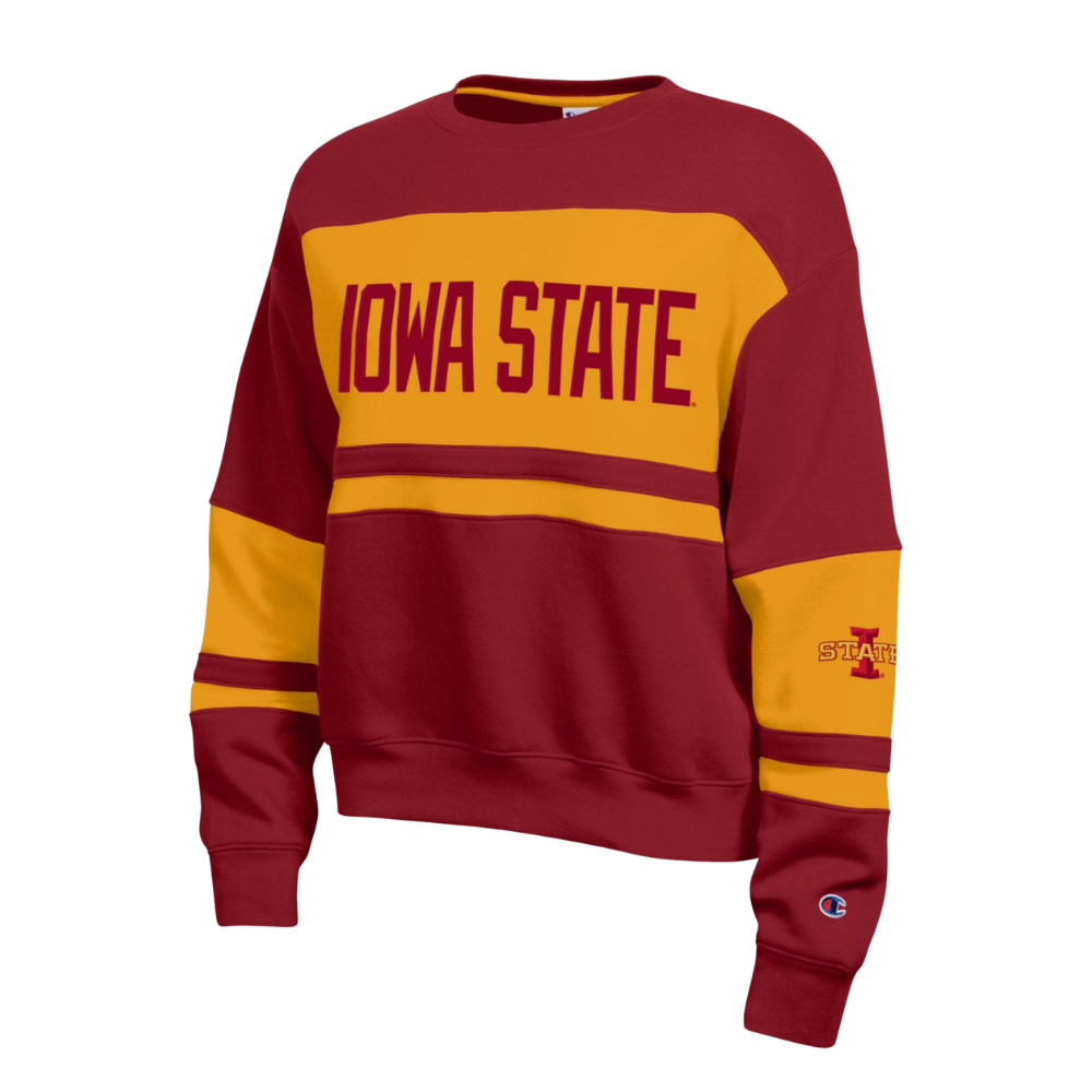 Iowa State Cyclones Women's Colorblock Crew