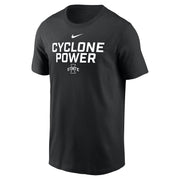 Iowa State T-Shirt Black Nike Cyclone Power