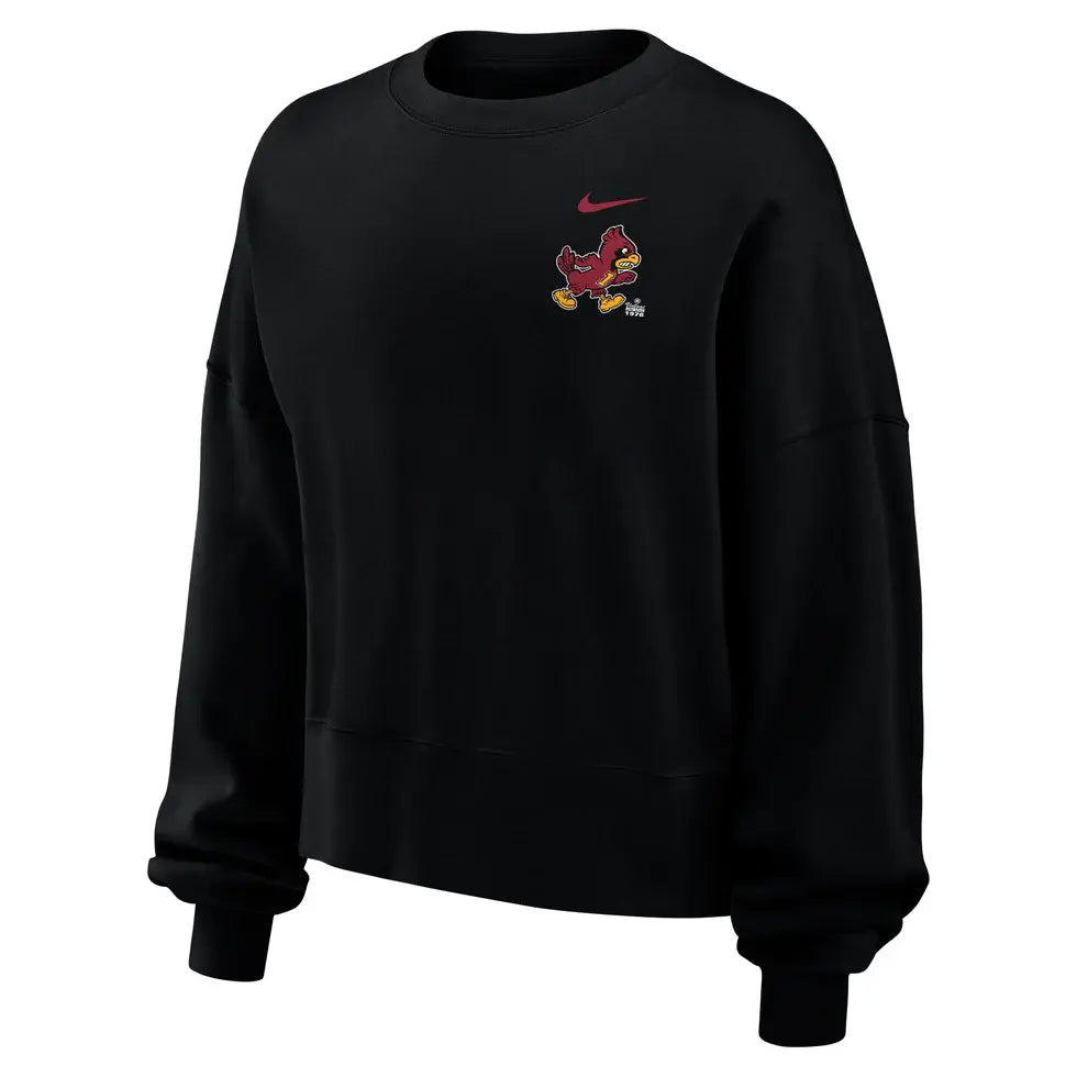 Iowa State Sweatshirt Women's Black Nike Vintage Cy
