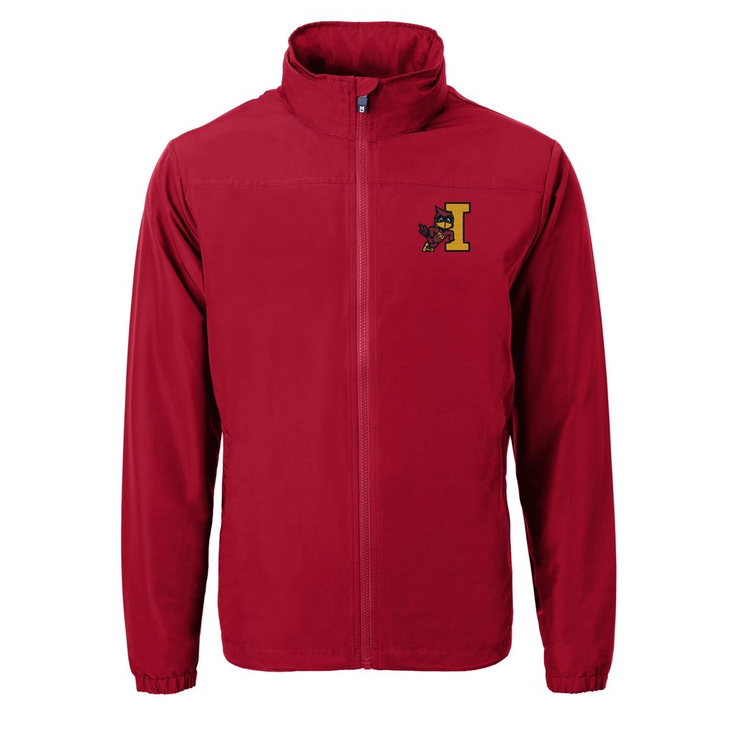 Iowa State Cyclones Men's Charter Full-Zip Jacket Leaning Cy logo Cardinal