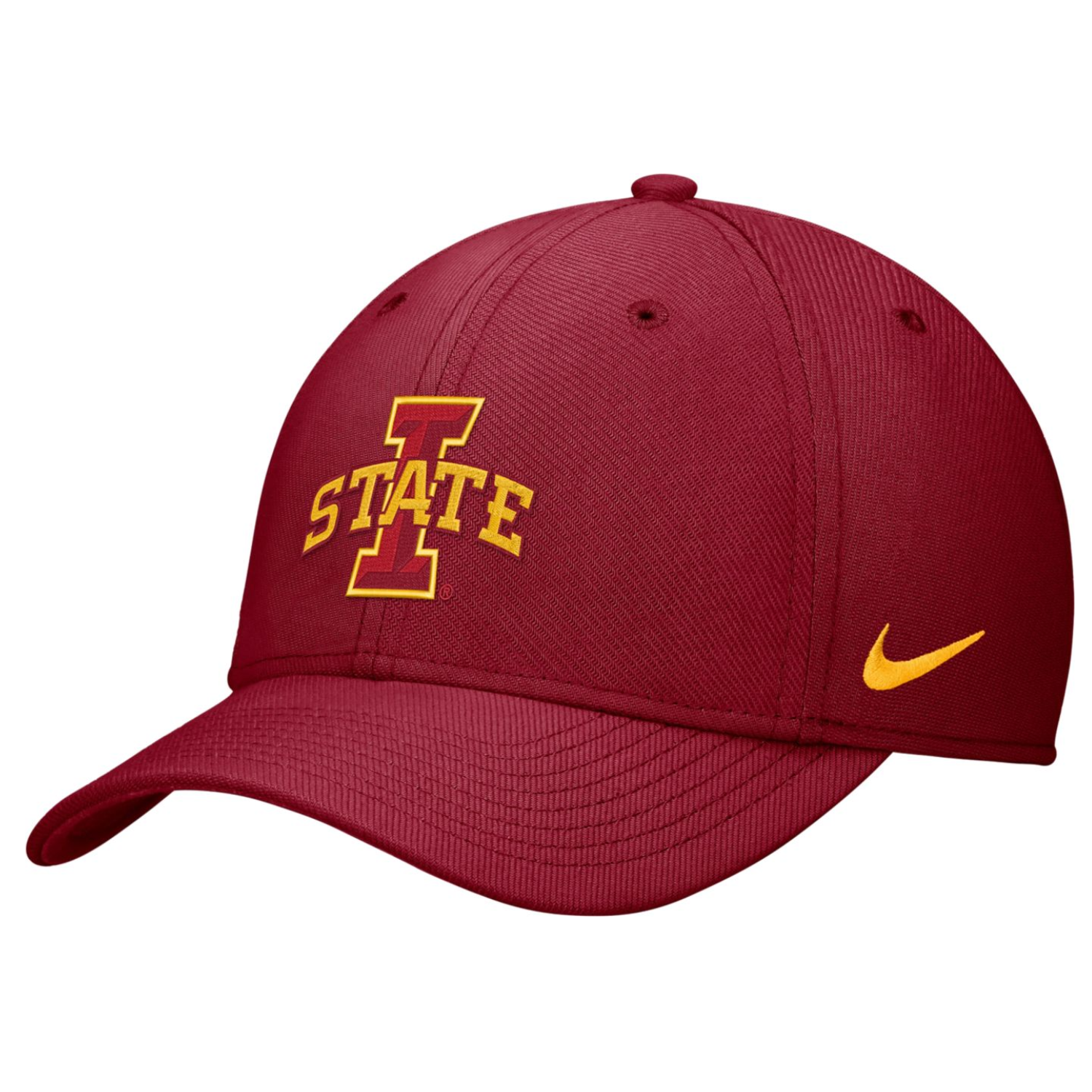 Iowa State Cyclones Nike Rise Swooshflex Fitted Hat