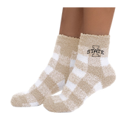 Iowa State Cylcones Women's Plaid Tonal Socks