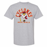 Iowa State Cyclones Sport Drop Softball Sleeve Tee