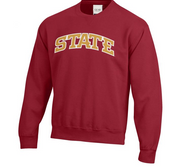 Iowa State Sweatshirt "State" Arch Crewneck
