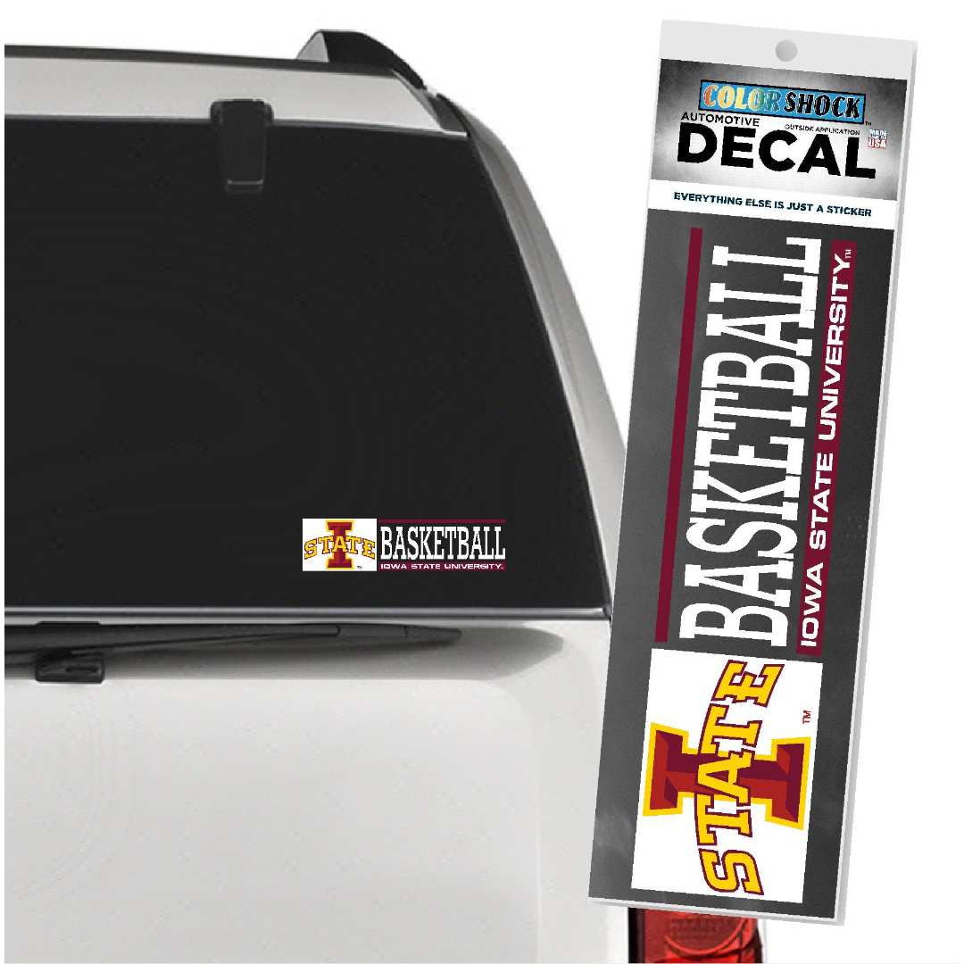 Iowa State Cyclones University Basketball Decal