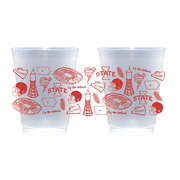 Iowa State Cyclones Shatterproof Cups - Set of 25