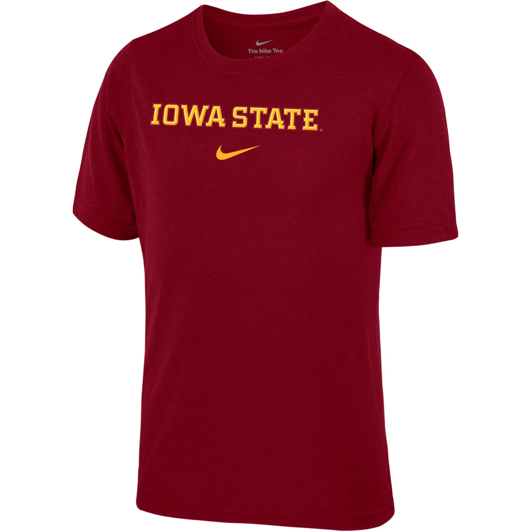 Iowa State Cyclones Nike Kids Simple Red Tee