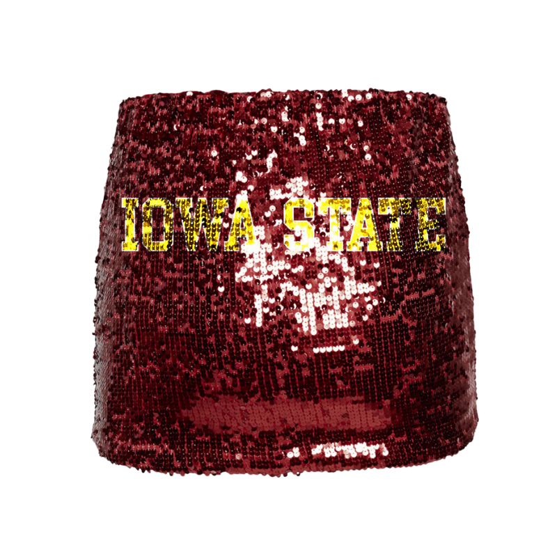 Iowa State Cyclones Women's Sequin Mini Skirt