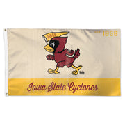 Iowa State Vintage Cy 3x5 Flag