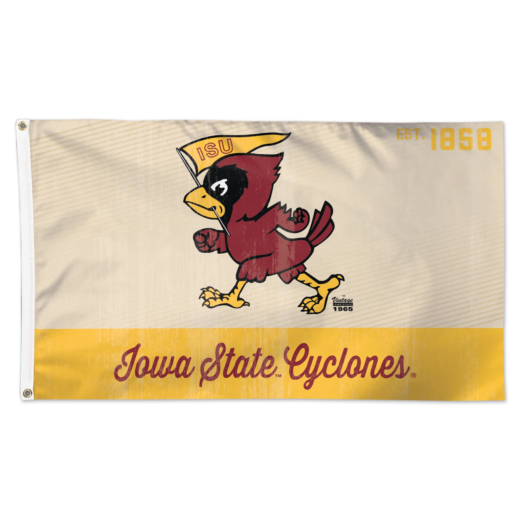 Iowa State Vintage Cy 3x5 Flag