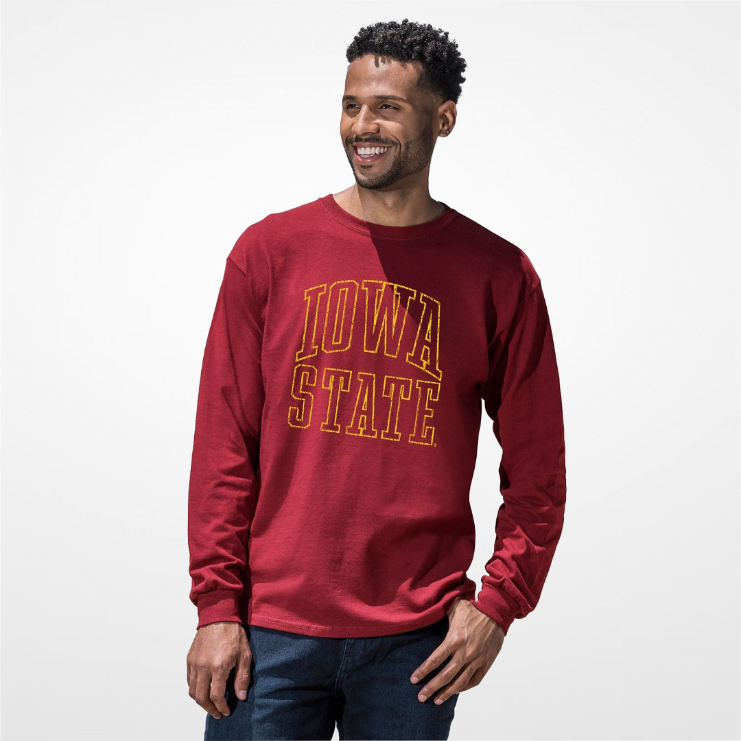 Iowa State Cyclones Basic Men's Long Sleeve T-Shirt