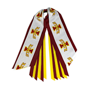 Iowa State Bow Red/White Streamer