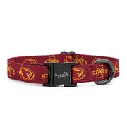 Iowa State Dog Collar Red/Gold