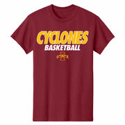 Iowa State Basketball Shirt Red Jersey Lettering