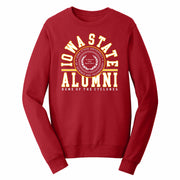 Iowa State Alumni Sweatshirt Red Arch Seal