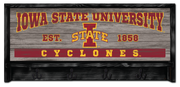 Iowa State Cyclones Wooden Coat Rack