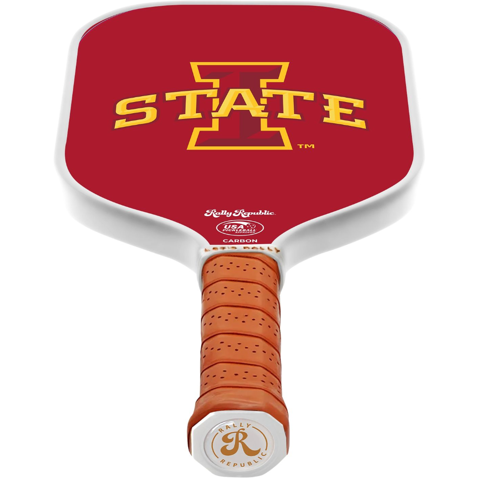 Iowa State Cyclones Red Logo Pickleball Paddle