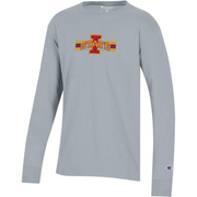 Iowa State Cyclones Kids Grey Champion Long Sleeve T-Shirt