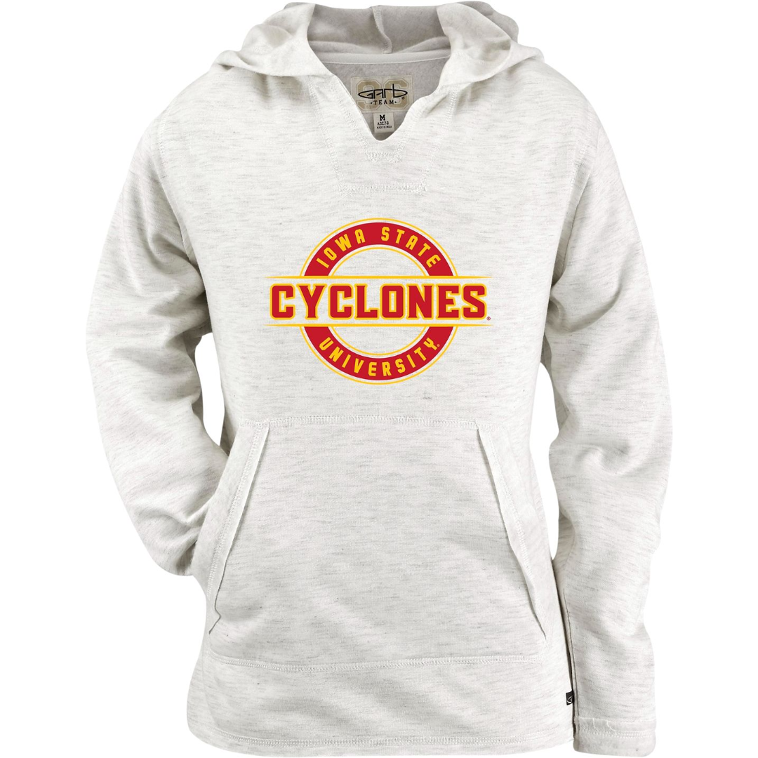 Iowa State Cyclones Grey Circle Logo Youth Hoodie