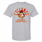 Iowa State Cyclones Sport Drop Women's Basketball Cy Short Sleeve Tee