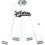 Iowa State Cyclones Women's White Varsity Jacket