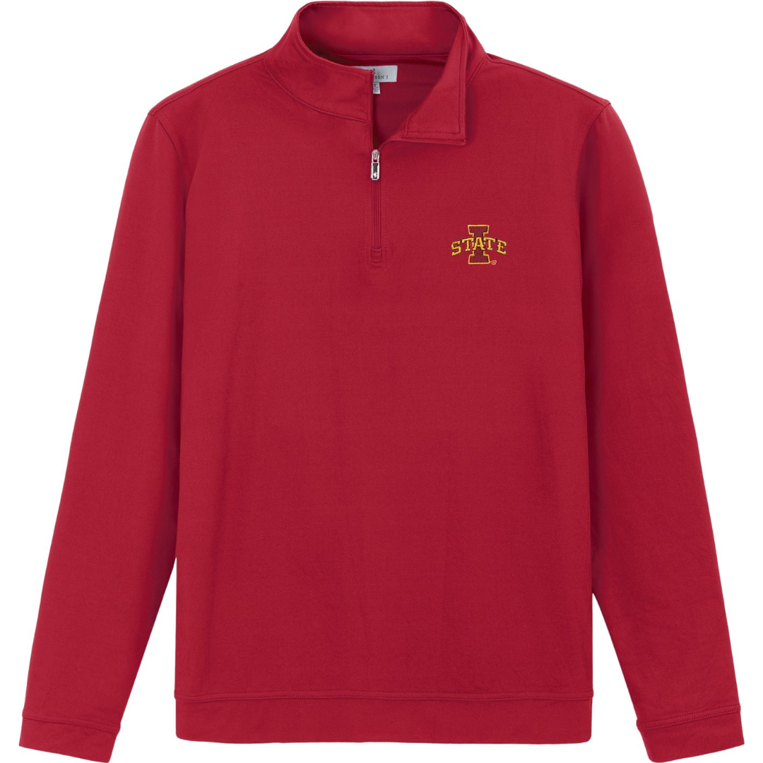 Iowa State Cyclones Cameron J Men's Red Performance 1/4 Zip