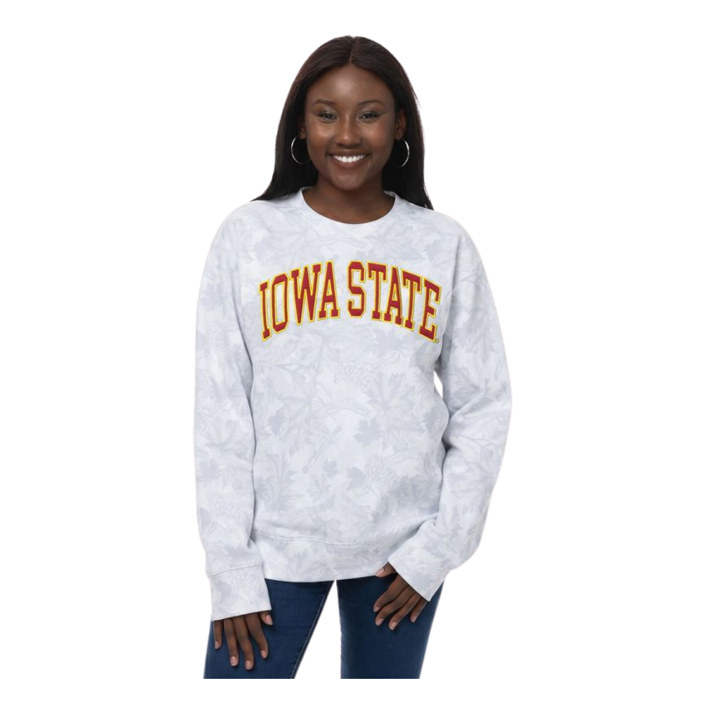 Iowa State Cyclones Women's Camo Crew