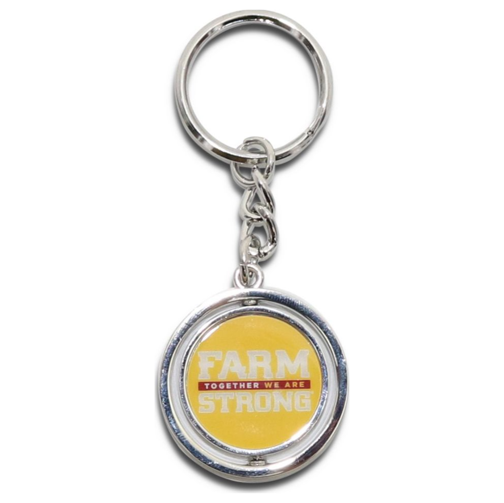 Iowa State Cyclones Farm Strong Spinner Keychain