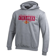 Iowa State Kids Hoodie Grey Fleece Champion