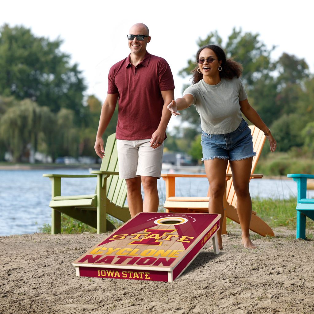 Iowa State Cyclones 2x4 Slogan Series Cornhole