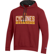 Iowa State Cyclones Men's Red Champion Stadium Hoodie