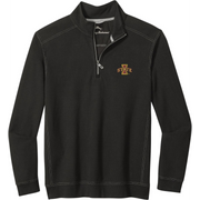 Iowa State Cyclones Men's Black Tommy Bahama 1/4 Zip