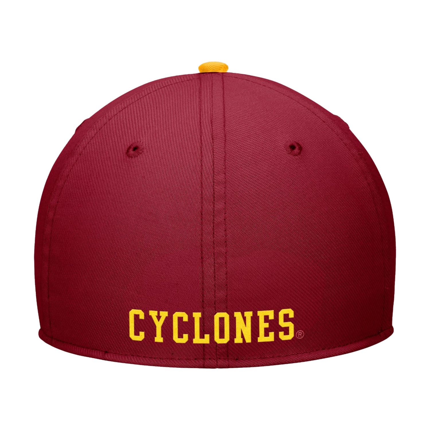 Iowa State Cyclones Vintage Red/Gold Nike Rise Swooshflex Hat