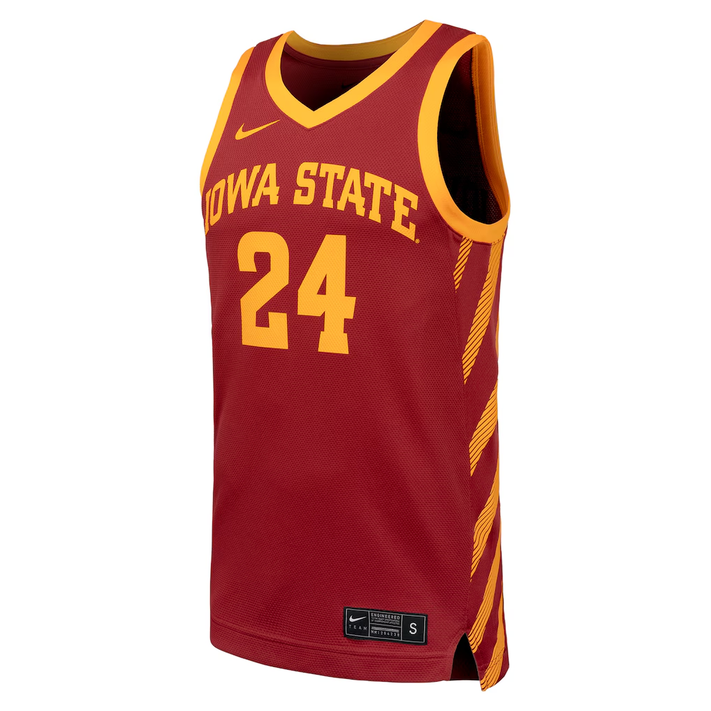 Iowa State Cyclones Basketball Jersey Nike Replica #24