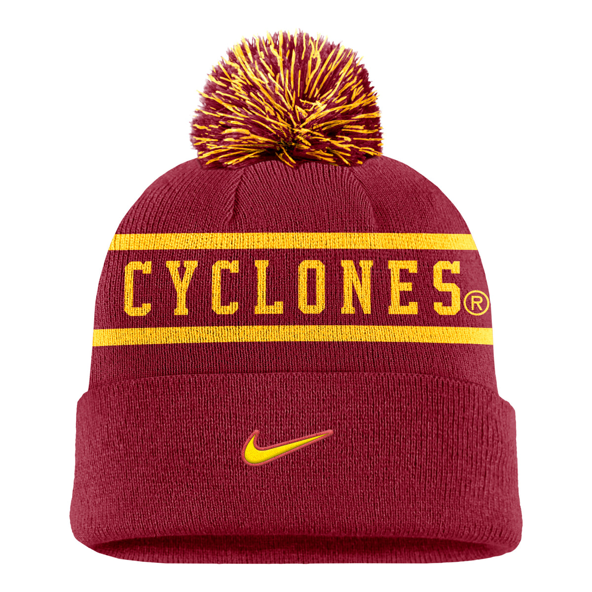 Iowa State Nike Peak Stripe Beanie