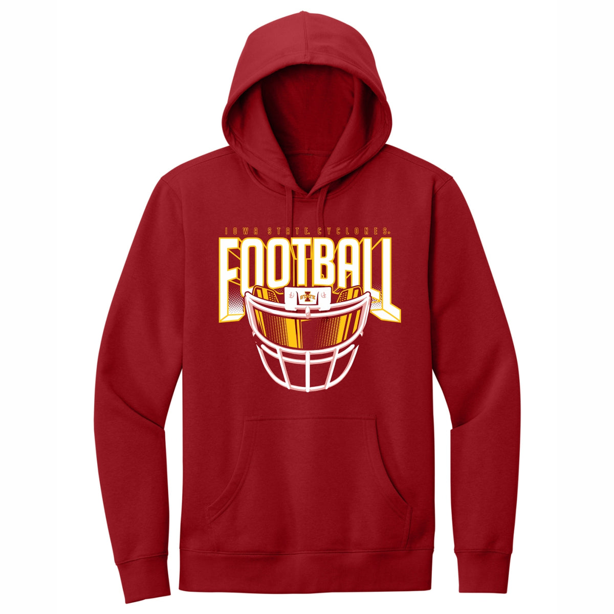 Iowa State Cyclones Football Arch Facemask Hood