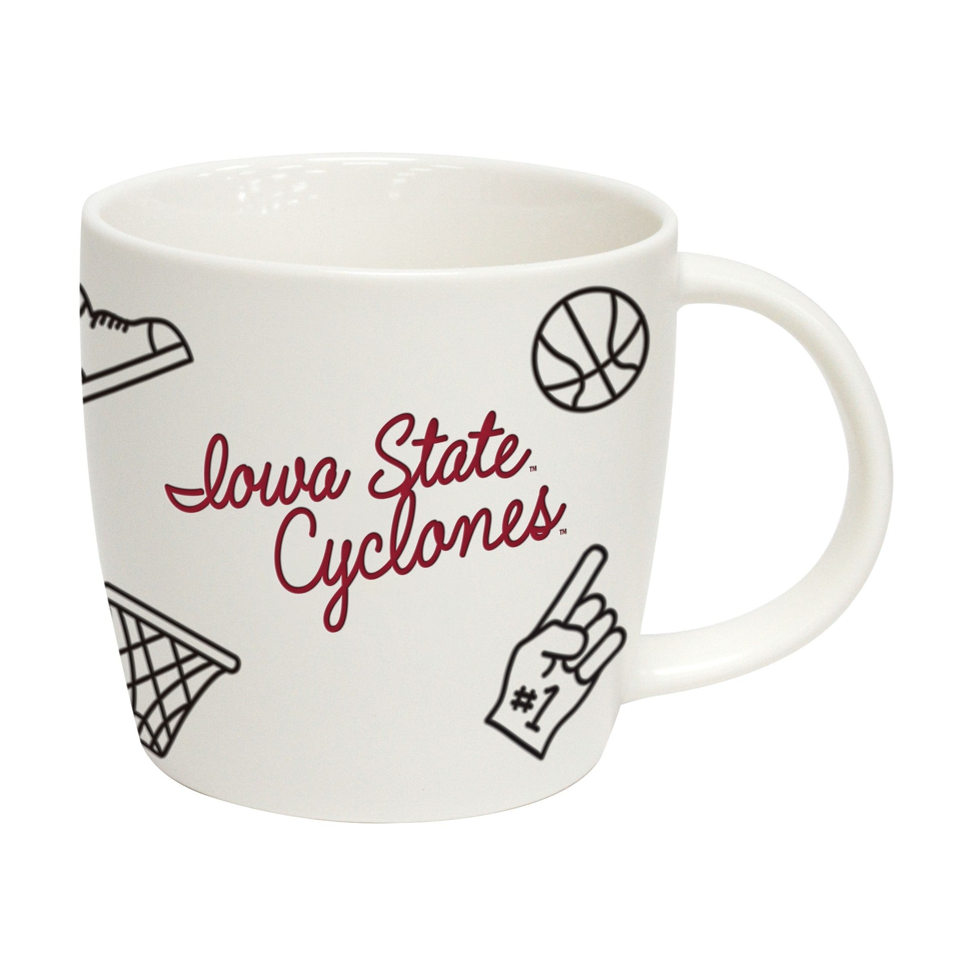 Iowa State 18oz Basketball logo Mug