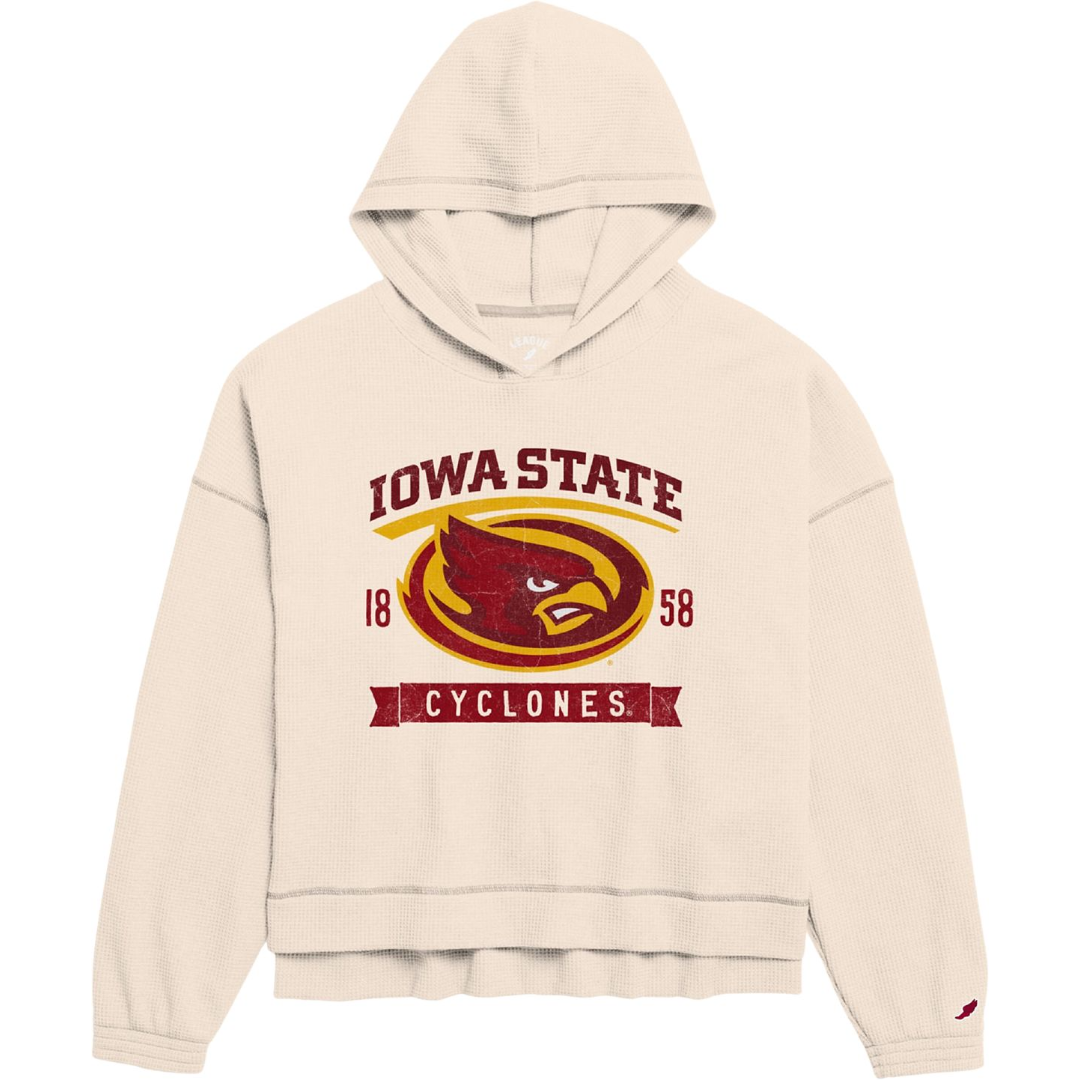 Iowa State Cyclones Women's Waffle Hooded Sweatshirt